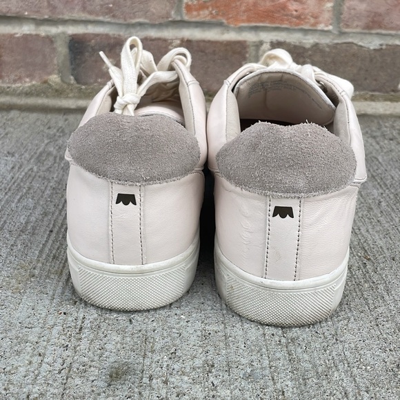 Birdies Womens Cardinal Sneakers Seashell Pink Cream Leather Lace Up Size 9 - Picture 3 of 6